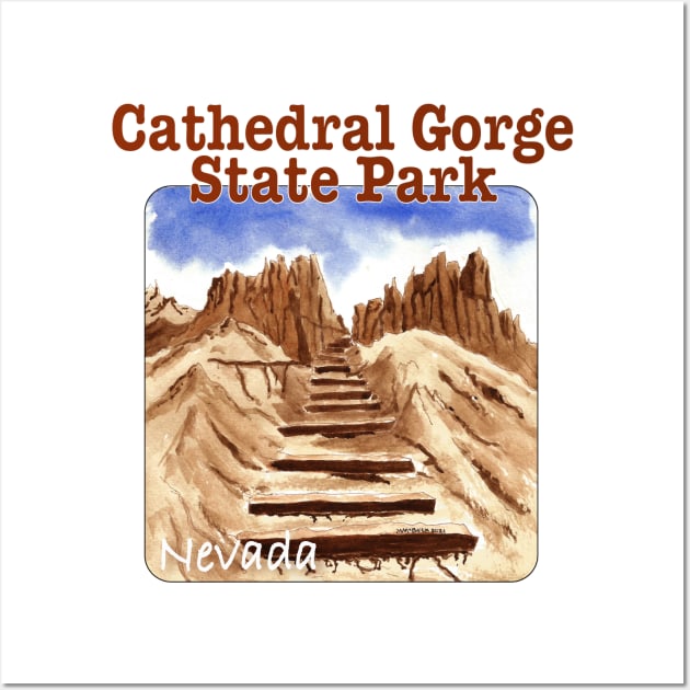 Cathedral Gorge State Park, Nevada Wall Art by MMcBuck